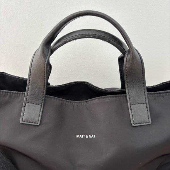 Matt & Nat Black Nylon Tote Bag - Picture 4 of 13